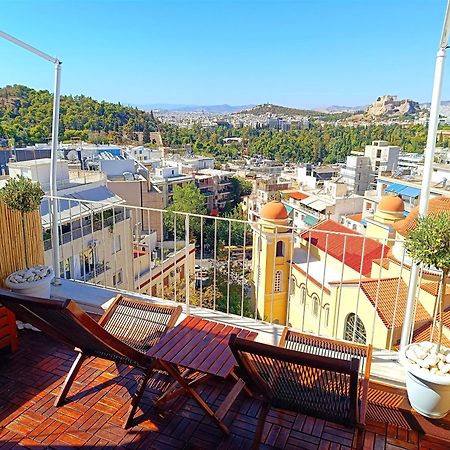 Penthouse With Acropolis View Apartment Атина Екстериор снимка