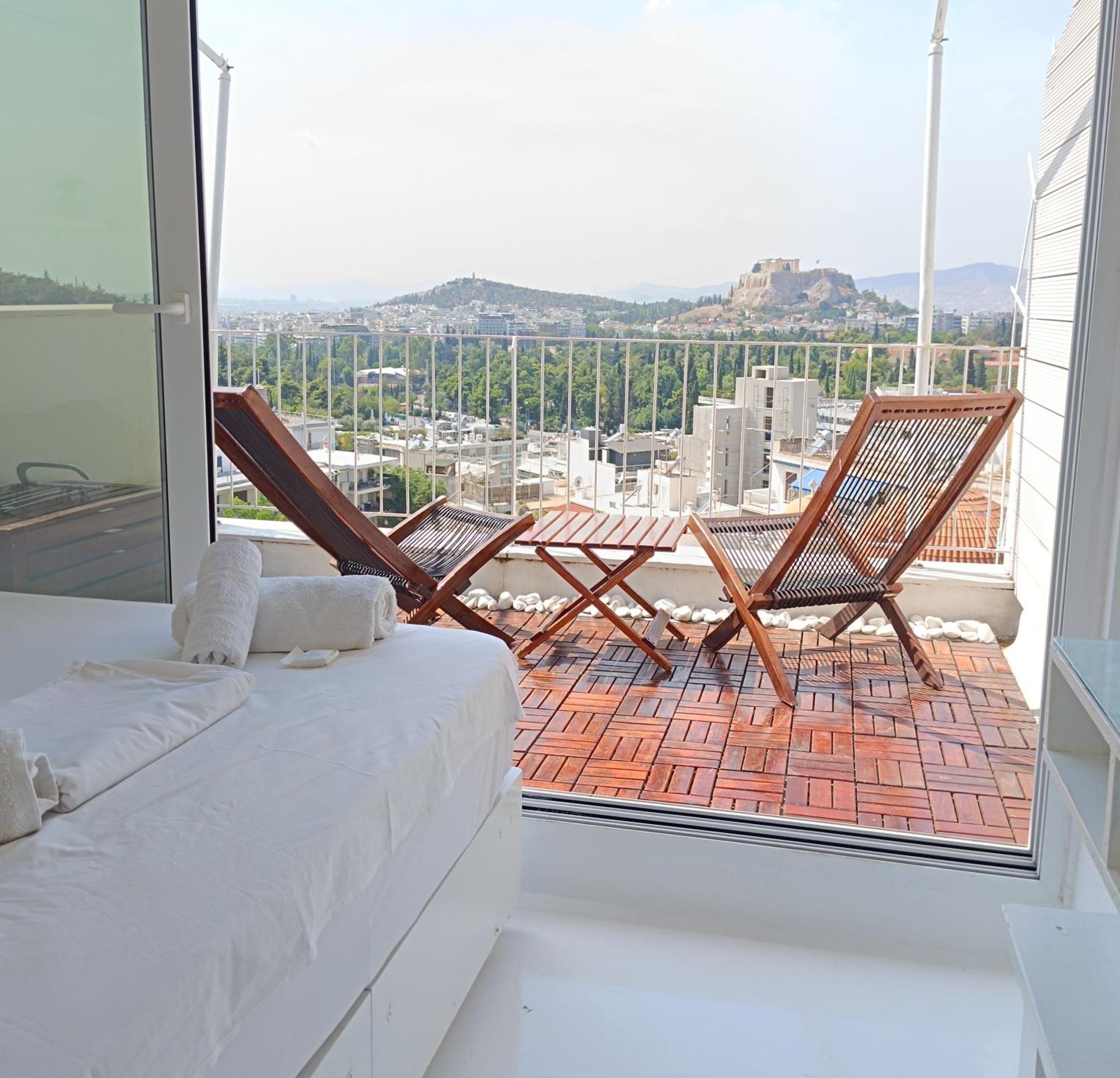 Penthouse With Acropolis View Apartment Атина Екстериор снимка